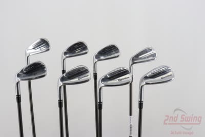 TaylorMade 2019 P790 Iron Set 4-PW AW UST Recoil 760 ES SMACWRAP BLK Graphite Regular Left Handed 38.75in