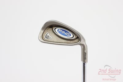 Ping i5 Single Iron 4 Iron Stock Steel Shaft Steel Stiff Right Handed White Dot 39.5in