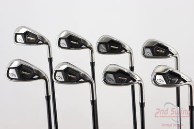 Callaway Rogue ST Max OS Iron Set 4-PW AW Mitsubishi Tensei AV Blue 65 Graphite Regular Right Handed 38.0in