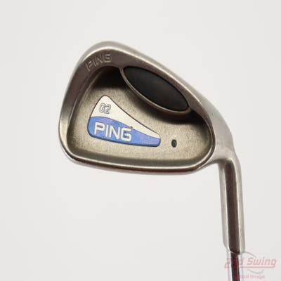 Ping G2 Single Iron 6 Iron Stock Steel Shaft Steel Stiff Right Handed Black Dot 37.75in