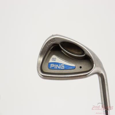 Ping G2 Single Iron 9 Iron Stock Steel Shaft Steel Stiff Right Handed Black Dot 36.25in