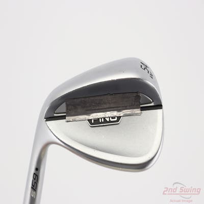 Ping s159 Chrome Wedge Sand SW 54° 14 Deg Bounce FST KBS Tour 120 Steel Stiff Left Handed Black Dot 35.25in