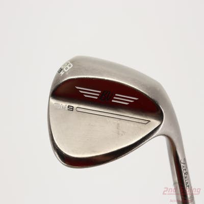 Titleist Vokey SM9 Brushed Steel Wedge Lob LW 58° 8 Deg Bounce M Grind True Temper Dynamic Gold S200 Steel Stiff Right Handed 35.25in