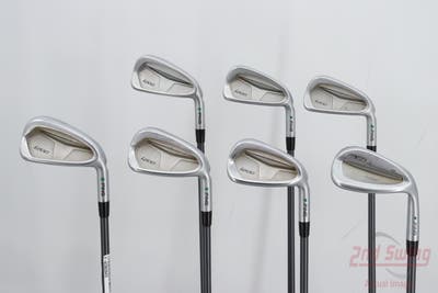 Ping i200 Iron Set 5-PW CFS 80 Graphite Graphite Stiff Right Handed Green Dot 38.25in