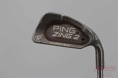 Ping Zing 2 Single Iron 4 Iron Ping JZ Steel Stiff Right Handed Black Dot 38.5in