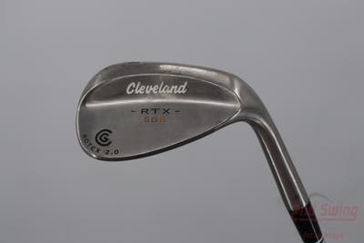 Cleveland 588 RTX 2.0 Black Satin Wedge Lob LW 58° 1 Dot Low Bounce True Temper Dynamic Gold Steel Wedge Flex Right Handed 35.25in