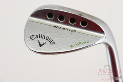 Callaway MD3 Milled Chrome C-Grind Wedge Sand SW 54° 12 Deg Bounce W Grind Nippon 850GH Steel Stiff Right Handed 35.75in