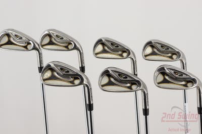 TaylorMade R7 Iron Set 4-PW Stock Steel Shaft Steel Stiff Right Handed 38.75in