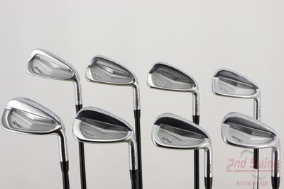 Ping i210 Iron Set 4-PW AW Stock Graphite Shaft Graphite Regular Right Handed Red dot 38.25in