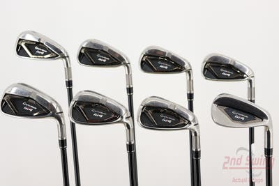 TaylorMade M4 Iron Set 4-PW AW Fujikura ATMOS 5 Red Graphite Senior Right Handed 38.75in