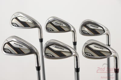Callaway Mavrik Iron Set 6-PW AW Project X Catalyst 65 Graphite Regular Right Handed 37.75in