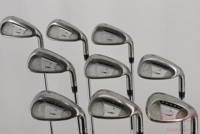 TaylorMade Rac OS Iron Set 3-PW SW Stock Steel Shaft Steel Stiff Right Handed 39.0in