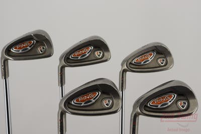 Ping i10 Iron Set 6-PW Ping AWT Steel Stiff Right Handed Brown Dot 37.75in