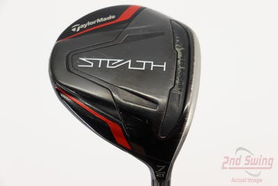 TaylorMade Stealth Fairway Wood 7 Wood 7W 21° Graphite Design Tour AD DI-7 Graphite Stiff Right Handed 41.25in