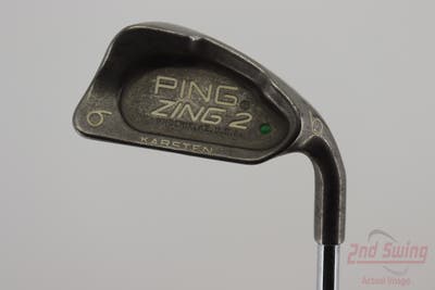 Ping Zing 2 Single Iron 6 Iron Ping JZ Steel Stiff Right Handed Green Dot 37.25in