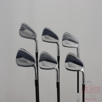 Ping i59 Iron Set 5-PW Stock Graphite Shaft Graphite Stiff Right Handed Red dot 38.75in