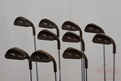 Ping Eye 2 Beryllium Copper Iron Set 3-PW SW LW Ping Microtaper Steel Stiff Right Handed 37.75in