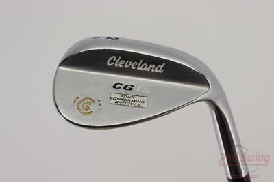 Cleveland CG15 Satin Chrome Wedge Gap GW 52° 10 Deg Bounce Stock Steel Shaft Steel Wedge Flex Right Handed 35.5in