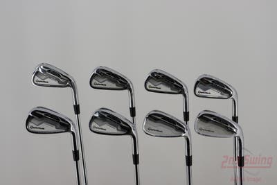 TaylorMade SLDR Iron Set 4-PW AW Stock Steel Shaft Steel Stiff Right Handed 38.25in