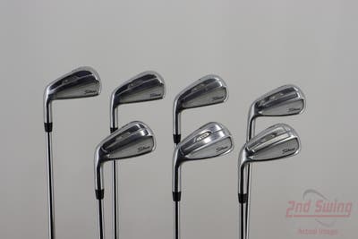 Titleist 2021 T100S Iron Set 5-PW AW Project X 6.0 Steel Stiff Left Handed 37.75in