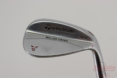 TaylorMade Milled Grind 2 Chrome Wedge Sand SW 56° 12 Deg Bounce SB True Temper Dynamic Gold Steel Wedge Flex Right Handed 34.75in
