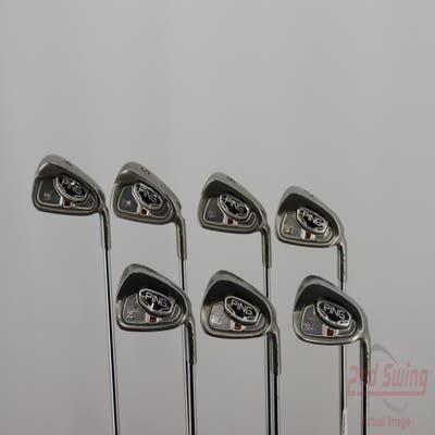 Ping i15 Iron Set 4-PW Ping AWT Steel Stiff Right Handed Green Dot 38.0in