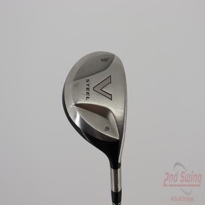 TaylorMade V Steel Fairway Wood 5 Wood 5W 18° TM M.A.S.2 Graphite Stiff Right Handed 43.25in