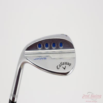 Callaway Jaws MD5 Platinum Chrome Wedge Lob LW 58° 8 Deg Bounce W Grind Dynamic Gold Tour Issue S200 Steel Stiff Left Handed 35.75in