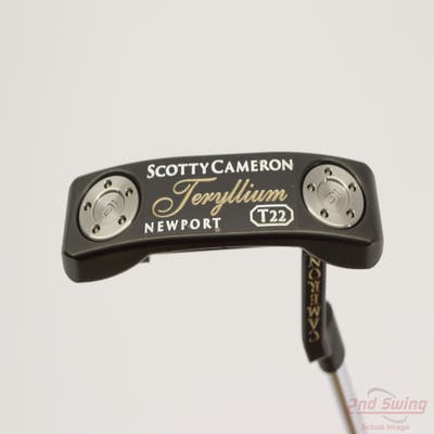 Mint Titleist Scotty Cameron Teryllium T22 Newport Putter Steel Right Handed 35.0in