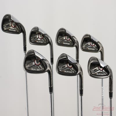 TaylorMade Burner 2.0 Iron Set 4-PW TM Superfast 65 Steel Regular Right Handed +1/4"