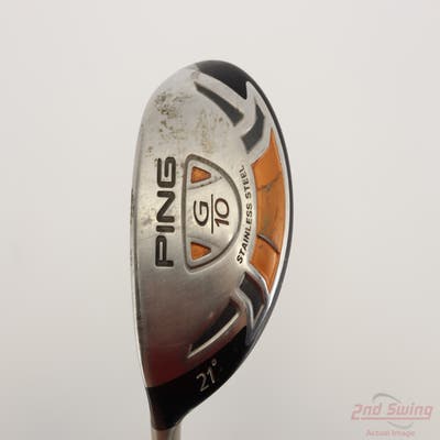 Ping G10 Hybrid 3 Hybrid 21° Grafalloy ProLaunch Red Hybrid Graphite Stiff Left Handed 39.75in