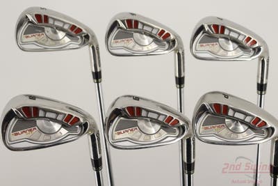 TaylorMade Burner HT Iron Set 5-PW TM Burner 2.0 85 Steel Regular Right Handed +1/2"