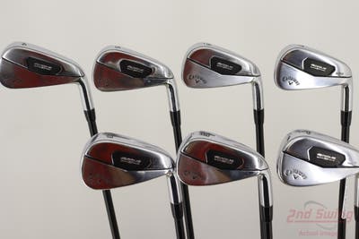 Callaway Rogue ST Pro Iron Set 4-PW LA Golf L-Series 120 Graphite Stiff Right Handed STD