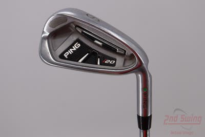 Ping I20 Single Iron 6 Iron Ping CFS Distance Steel Stiff Right Handed Green Dot 37.5in