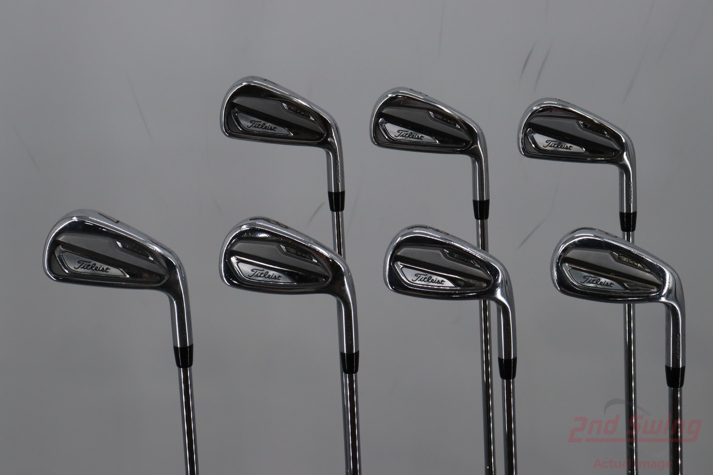Titleist T100 Iron Set 4-PW True Temper AMT Black S300 Steel Stiff Right Handed 38.0in