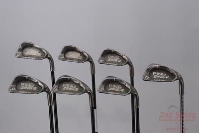 Ping Zing 2 Iron Set 6-PW SW LW Stock Graphite Shaft Graphite Regular Right Handed Green Dot 36.0in