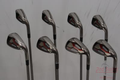 TaylorMade AeroBurner Iron Set 4-PW AW Aerotech SteelFiber i80 Graphite Stiff Right Handed 38.5in