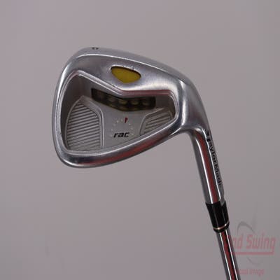 TaylorMade Rac OS 2005 Single Iron Pitching Wedge PW Stock Steel Shaft Steel Stiff Right Handed 35.75in