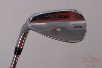 TaylorMade RSi 1 Wedge Sand SW 55° Stock Steel Shaft Steel Wedge Flex Left Handed 35.5in