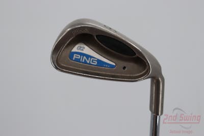 Ping G2 Single Iron 6 Iron Stock Steel Shaft Steel Stiff Right Handed Black Dot 37.25in