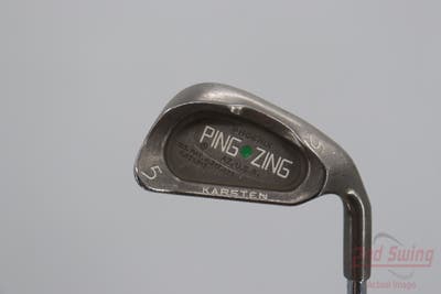 Ping Zing Single Iron 5 Iron Ping KT-M Steel Stiff Right Handed Green Dot 37.25in