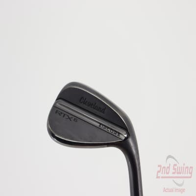 Cleveland RTX 6 ZipCore Black Satin Wedge Gap GW 50° 10 Deg Bounce Mid Dynamic Gold Spinner TI Steel Wedge Flex Right Handed 35.75in