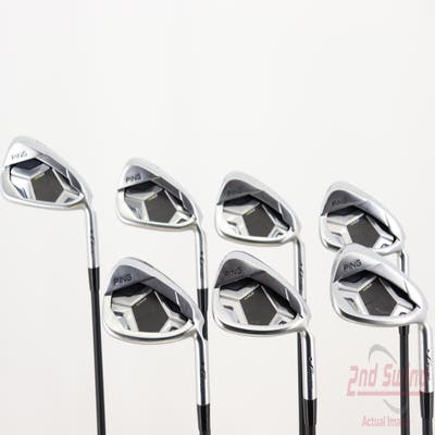 Ping G430 Iron Set 6-PW AW GW ALTA CB Black Graphite Senior Right Handed 37.5in