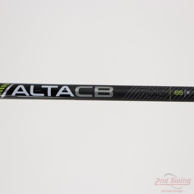 Used W/ Ping RH Adapter Ping ALTA CB 65 Black 65 Fairway Shaft Regular 41.25in