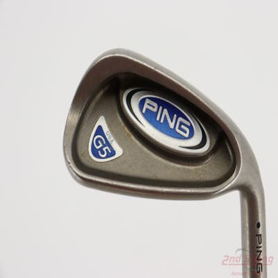 Ping G5 Single Iron 8 Iron Stock Steel Shaft Steel Stiff Right Handed Black Dot 37.0in