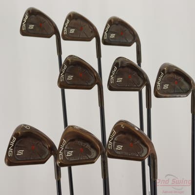 Ping ISI Beryllium Copper Iron Set 3-PW SW Stock Graphite Shaft Graphite Senior Right Handed +3/4"