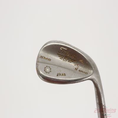 Titleist Vokey SM6 Raw Limited Edition Wedge Lob LW 60° 12 Deg Bounce K Grind Titleist Vokey BV Steel Wedge Flex Right Handed 35.25in