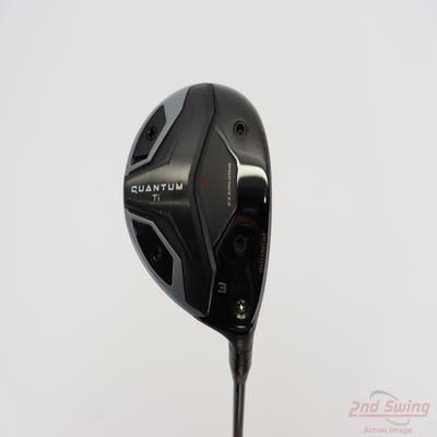 Mint Callaway Quantum Ti Fairway Wood 3 Wood 3W 15° UST Lin-Q PowerCore Blue 6 Graphite Stiff Right Handed 43.5in