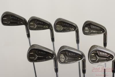 Adams Idea Pro Black CB2 Iron Set 4-PW FST KBS 90 Steel Stiff Right Handed STD