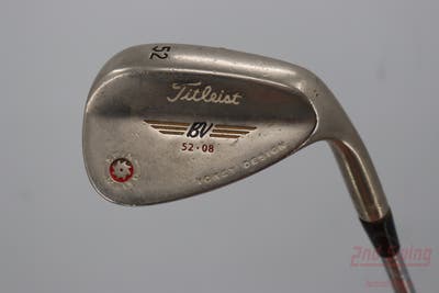 Titleist 2009 Vokey Spin Milled Chrome Wedge Gap GW 52° Project X Rifle Steel Wedge Flex Right Handed 35.5in